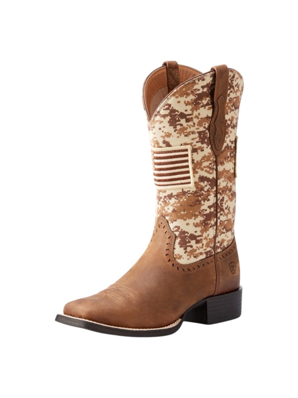 Ariat Patriot Cowboy Boots Women’s 7.5 American Flag Camo Western Boots